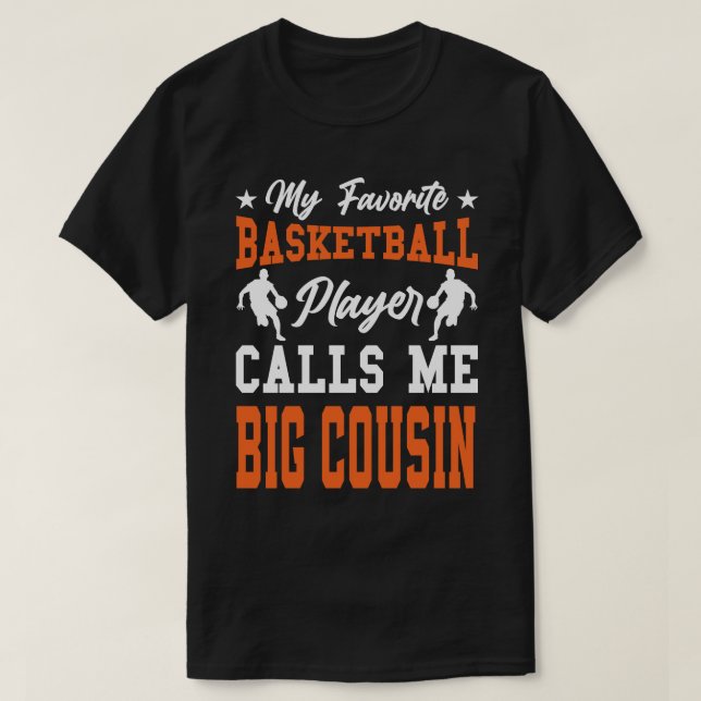 Mein Lieblings-Baseball-Player nennt mich BIG-COUS T-Shirt (Design vorne)