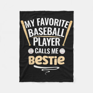 Mein Lieblings-Baseball-Spieler nennt mich Bestie Fleecedecke