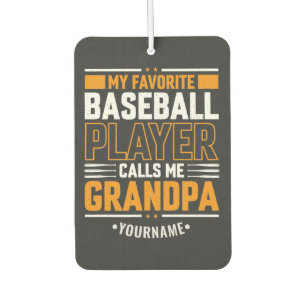 Mein Lieblings-Baseball-Spieler nennt mich Opa Autolufterfrischer