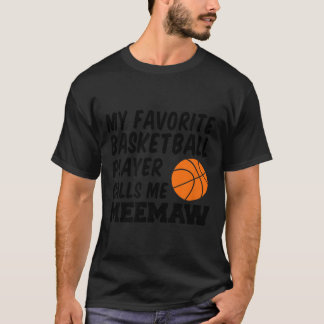 Mein Lieblings-Baseballspieler nennt mich Meemaw T-Shirt