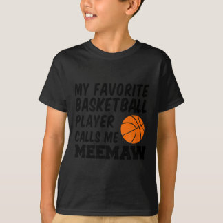 Mein Lieblings-Baseballspieler nennt mich Meemaw T-Shirt