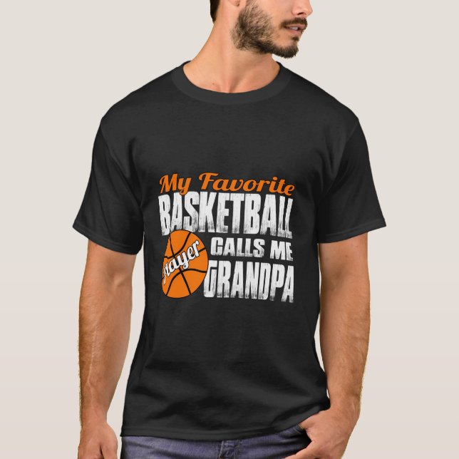 Mein Lieblings-Basketball-Spieler nennt mich Baske T-Shirt (Vorderseite)