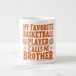 Mein Lieblings-Basketball-Spieler nennt mich Brude Jumbo-Tasse