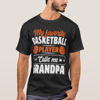 Mein Lieblings-Basketball-Spieler nennt mich Opa C T-Shirt