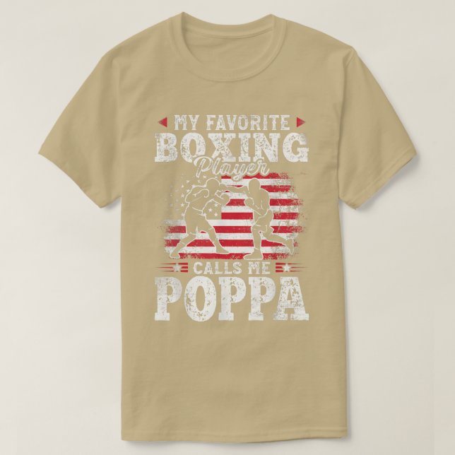 Mein Lieblings-Booking-Spieler nennt mich Poppa Va T-Shirt (Design vorne)