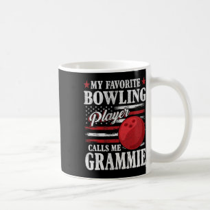 Mein Lieblings-Bowling-Player nennt mich Grammie U Kaffeetasse