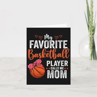 Mein Lieblings-Bysketbyll-Player nennt mich Mama M Karte