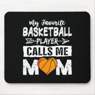 Mein Lieblings-Bysketbyll-Player nennt mich Mama M Mousepad