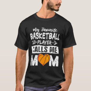 Mein Lieblings-Bysketbyll-Player nennt mich Mama M T-Shirt