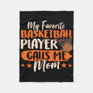 Mein Lieblings-Bysketbyll-Player ruft das Mama-Tea Fleecedecke