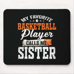 Mein Lieblings-Bysketbyll-Player ruft mich Schwest Mousepad