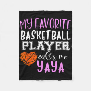 Mein Lieblings-Bysketbyll-Player ruft mich Yaya an Fleecedecke