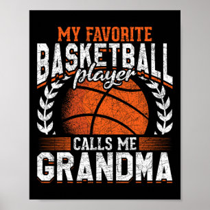 Mein Lieblings-Bysketbyll-Spieler nennt mich Oma B Poster