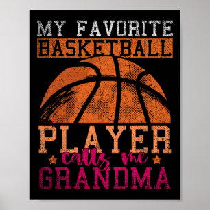 Mein Lieblings-Bysketbyll-Spieler nennt mich Oma B Poster