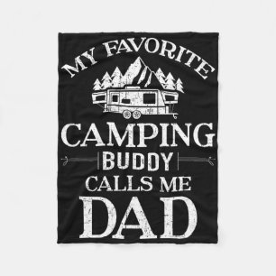 Mein Lieblings-Camping-Kumpel nennt mich Dad  Fleecedecke