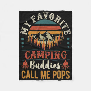 Mein Lieblings-Campingkumpel nennt mich Pops Lusti Fleecedecke