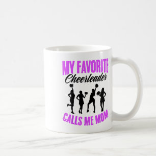 Mein Lieblings-Cheerleader nennt mich Mom Cheerlea Kaffeetasse