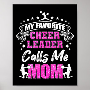 Mein Lieblings-Cheerleader nennt mich Mom Cheerlea Poster