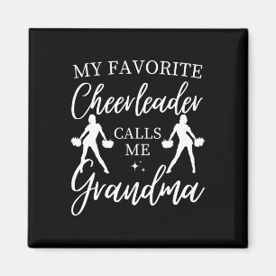 Mein Lieblings-Cheerleader nennt mich Oma Sports C Magnet