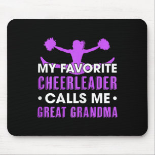 Mein Lieblings-Cheerleader nennt mich Urgroßmutter Mousepad