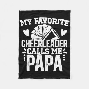 Mein Lieblings-Cheerleader Papa Cheer Papa Opa Fleecedecke