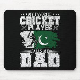 Mein Lieblings-Cricket-Spieler nennt mich Dad Paki Mousepad