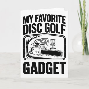 Mein Lieblings-Disc-Golf-Gadget Chainsaw-Witz Disc Karte
