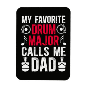 Mein Lieblings Drum Major Dad Eines Schlagzeugs Magnet
