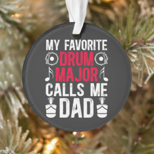 Mein Lieblings Drum Major Dad Eines Schlagzeugs Ornament