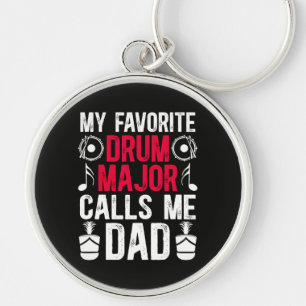 Mein Lieblings Drum Major Dad eines Schlagzeugs Schlüsselanhänger