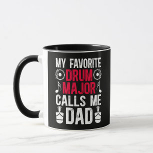 Mein Lieblings Drum Major Dad eines Schlagzeugs Tasse