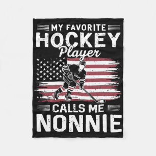 Mein Lieblings-Eishockeyspieler nennt mich Nonnie  Fleecedecke