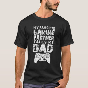 Mein Lieblings-Gaming-Partner ruft mich Vater-Vide T-Shirt