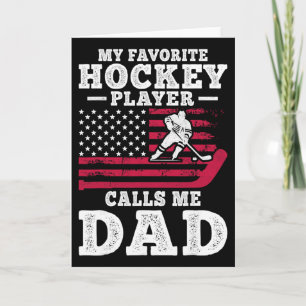 Mein Lieblings-Hockeyspieler nennt mich Dad USA Fl Karte