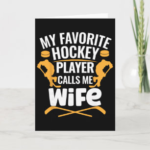 Mein Lieblings-Hockeyspieler nennt mich Frau Karte