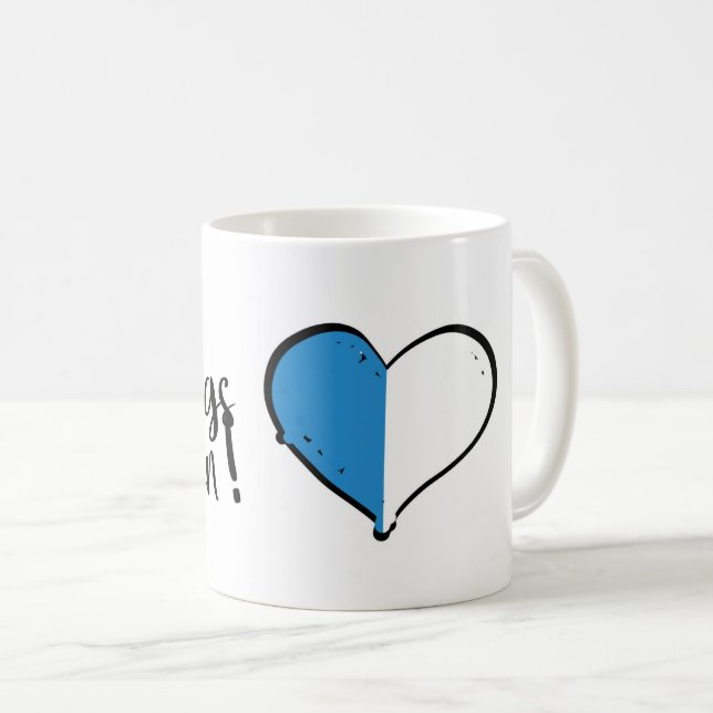 Mein Lieblings Kanton Luzern Kaffeetasse (VorderseiteRechts)