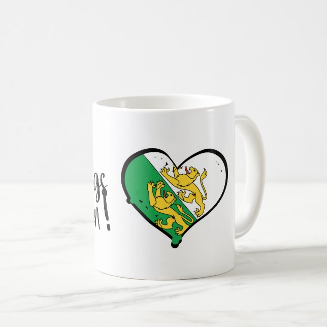 Mein Lieblings Kanton Thurgau Kaffeetasse (VorderseiteRechts)