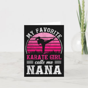 Mein Lieblings-Karate-Mädchen nennt mich Nana Mütt Karte