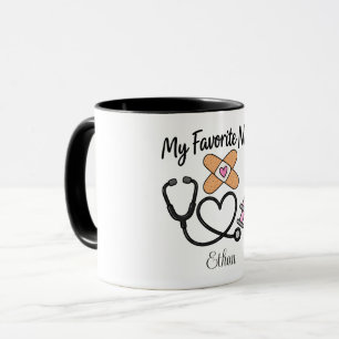 Mein Lieblings-Krankenschwester-Stethoskop-Bandage Tasse