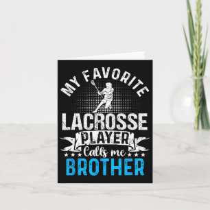 Mein Lieblings-Lacrosse-Spieler nennt mich lustige Karte