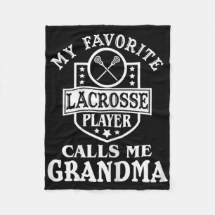 Mein Lieblings-Lacrosse-Spieler nennt mich Oma Out Fleecedecke