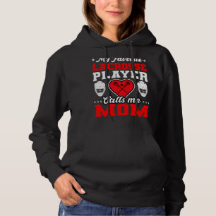 Mein Lieblings-Lacrosse-Spieler ruft die Mutter me Hoodie