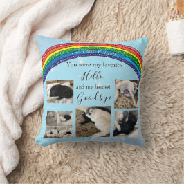 Mein Lieblings-Pet Memorial Foto Throw Kissen