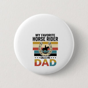 Mein Lieblings-Pferdereiter nennt mich Dad Shirt D Button