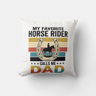 Mein Lieblings-Pferdereiter nennt mich Dad Shirt D Kissen