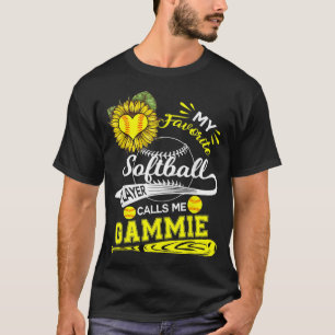 Mein Lieblings-Softball-Spieler nennt mich Gammie  T-Shirt