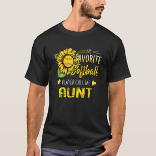 Mein Lieblings-Softball-Spieler nennt mich Tante M T-Shirt
