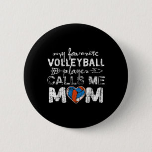 Mein Lieblings-Volleyball-Spieler nennt mich Mama Button