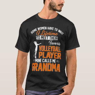 Mein Lieblings-Volleyball-Spieler nennt mich Oma F T-Shirt