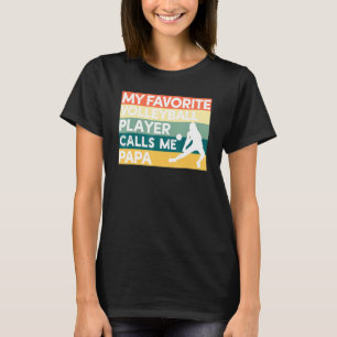 Mein Lieblings-Volleyballspieler nennt mich Papa V T-Shirt